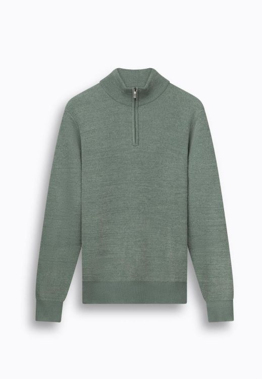 State of Art Pullover Sportzip Plain - Chenille Yarn (131-16022-3400) - WeekendMode