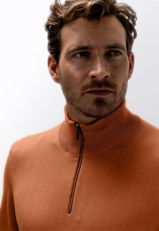 State of Art Pullover Sportzip Plain - Cotton-Modal M (131-16024-2600) - WeekendMode