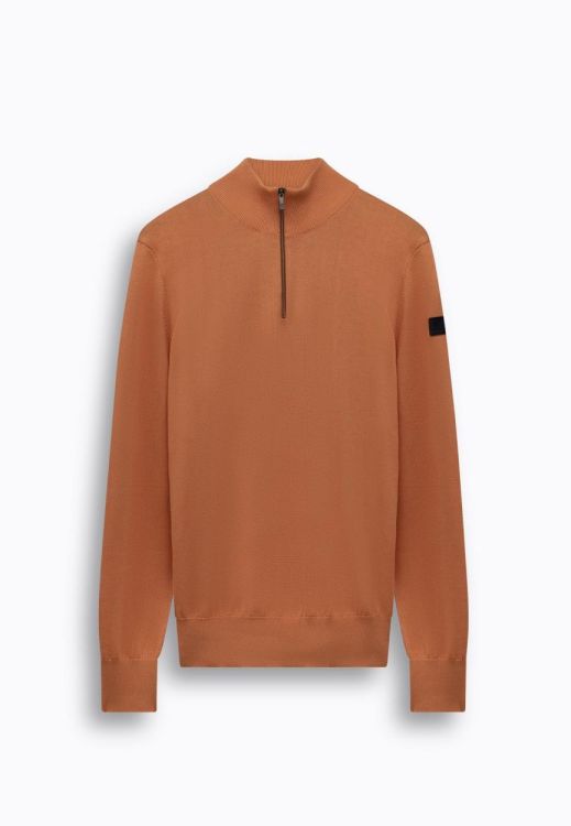 State of Art Pullover Sportzip Plain - Cotton-Modal M (131-16024-2600) - WeekendMode