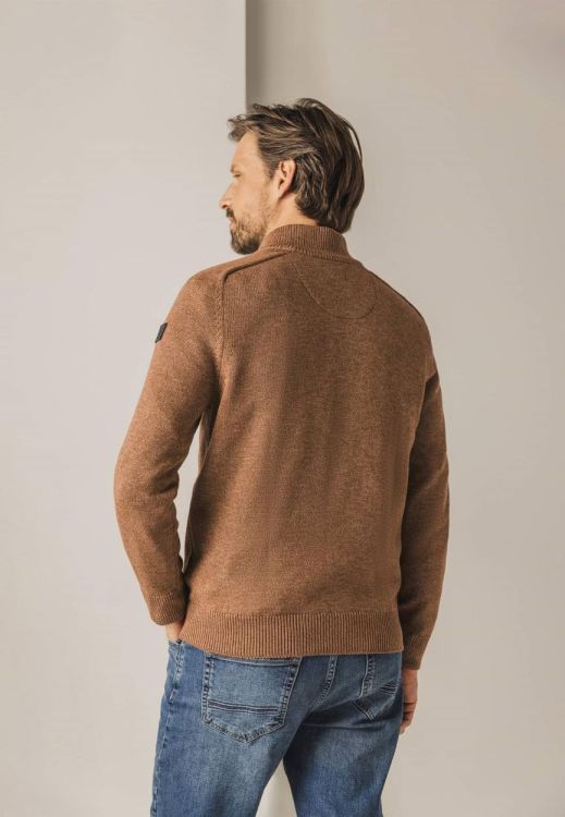 State of Art Pullover Sportzip Plain - Saddle sleeve (131-24021-8400) - WeekendMode