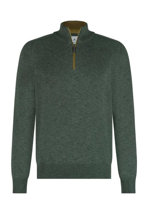 State of Art Pullover Sportzip Plain - Saddle sleeve (131-24021-3900) - WeekendMode