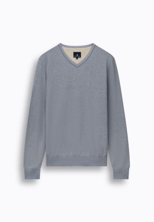 State of Art Pullover V-Neck Plain (121-16056-5314) - WeekendMode
