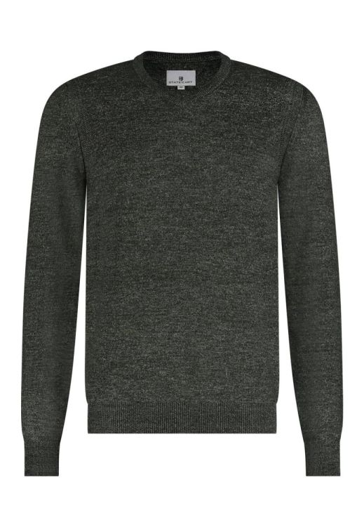 State of Art Pullover V-Neck Plain (121-24011-3900) - WeekendMode