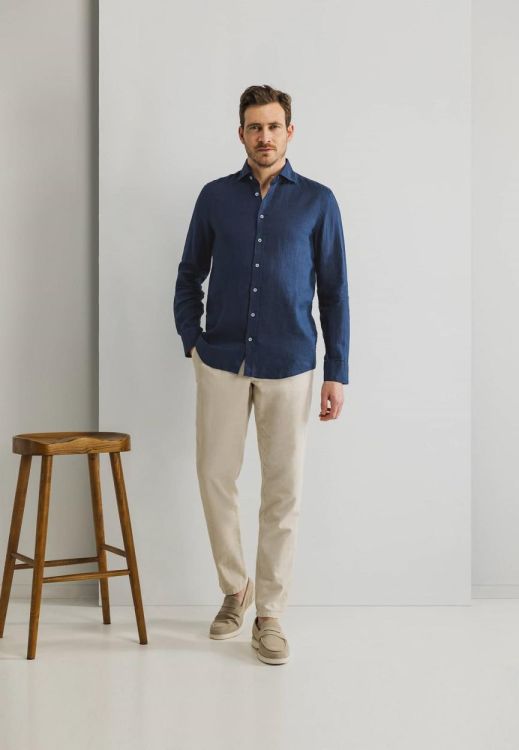 State of Art Shirt LS Plain Linen (211-15342-5900) - WeekendMode