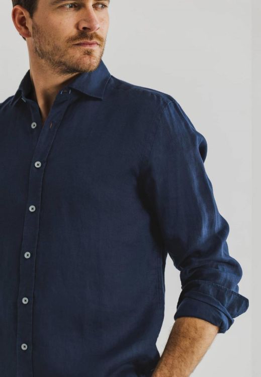 State of Art Shirt LS Plain Linen (211-15342-5900) - WeekendMode