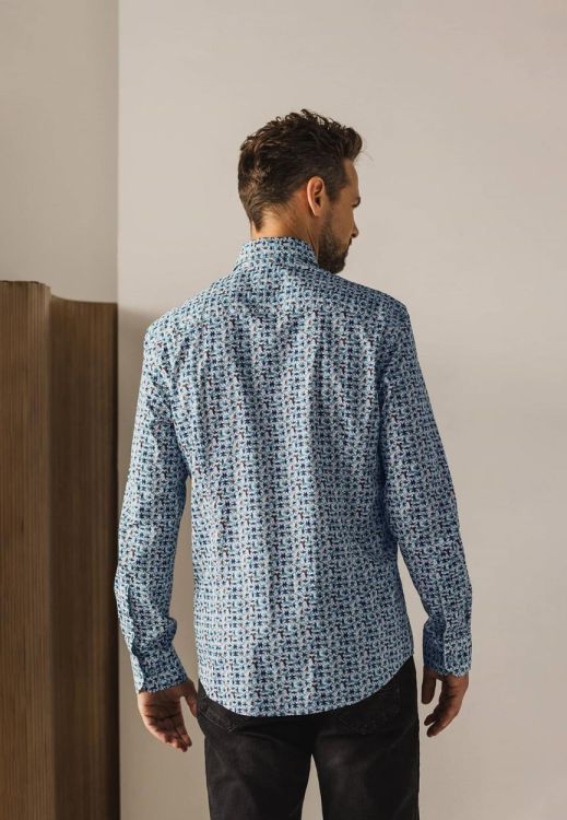 State of Art Shirt LS Print Poplin (214-24299-1155) - WeekendMode