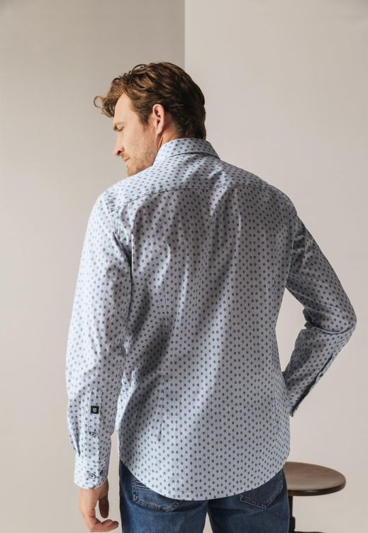 State of Art Shirt LS Striped Poplin (212-25244-5611) - WeekendMode
