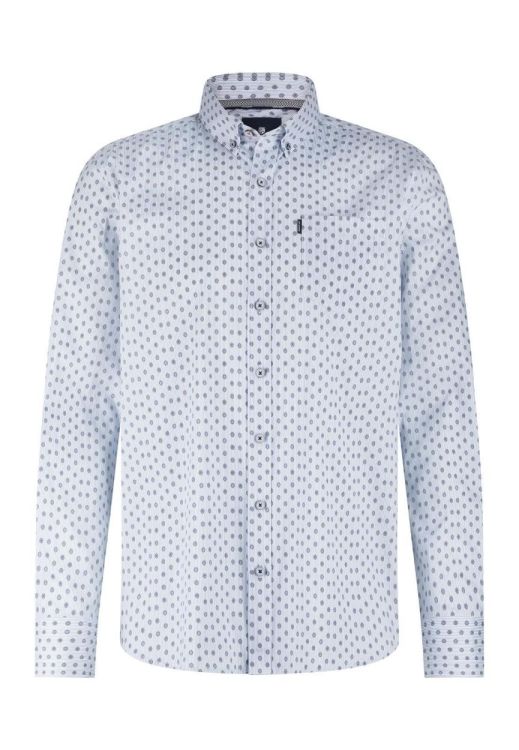 State of Art Shirt LS Striped Poplin (212-25244-5611) - WeekendMode