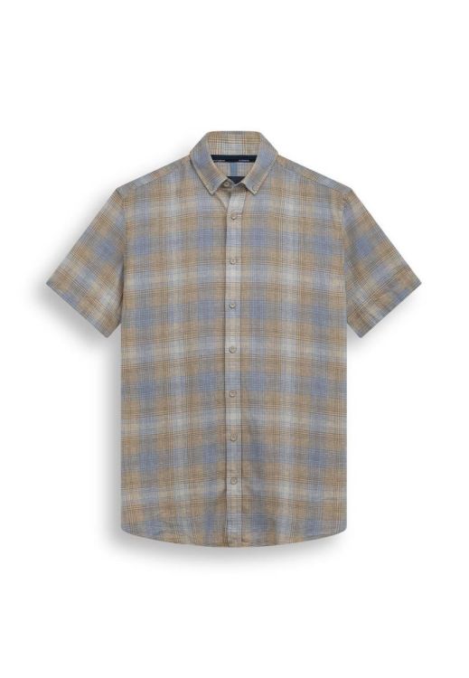 State of Art Shirt SS Checked Y/D - LI/CO (265-16165-1653) - WeekendMode