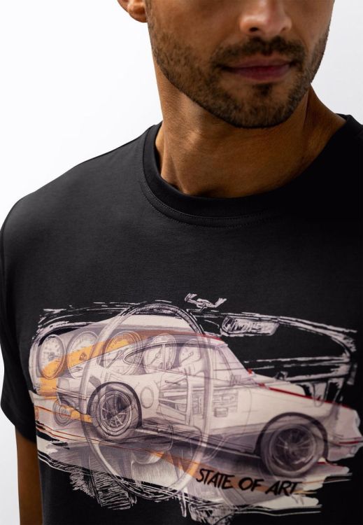 State of Art T-shirt Crew-Neck SS Plain (361-16415-9800) - WeekendMode