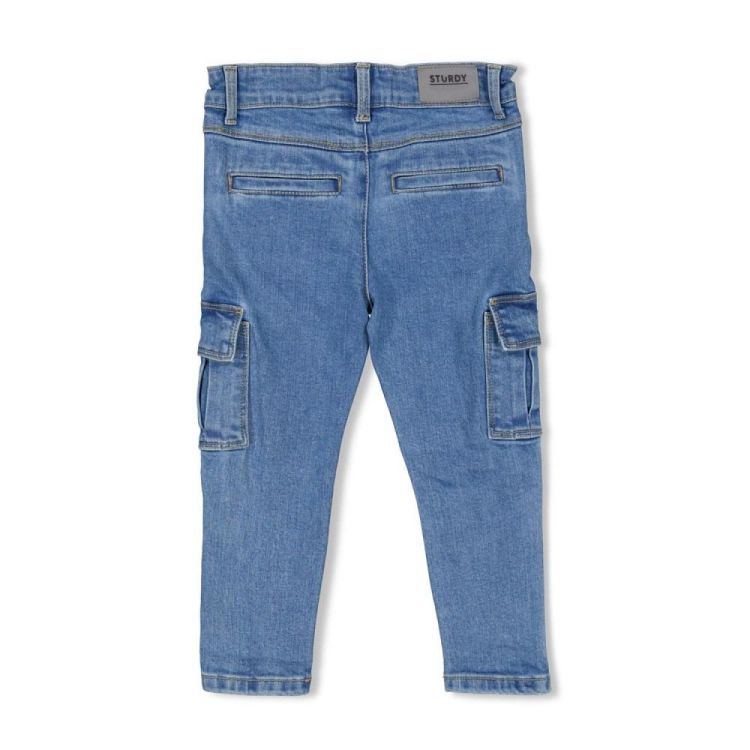 Sturdy Cargo broek denim - Winter Denims (72200253/m.Blauw denim) - WeekendMode