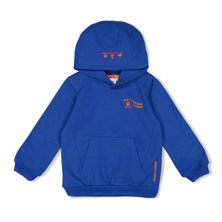 Sturdy Hoody - Chasing Trails (71600628/Blauw) - WeekendMode