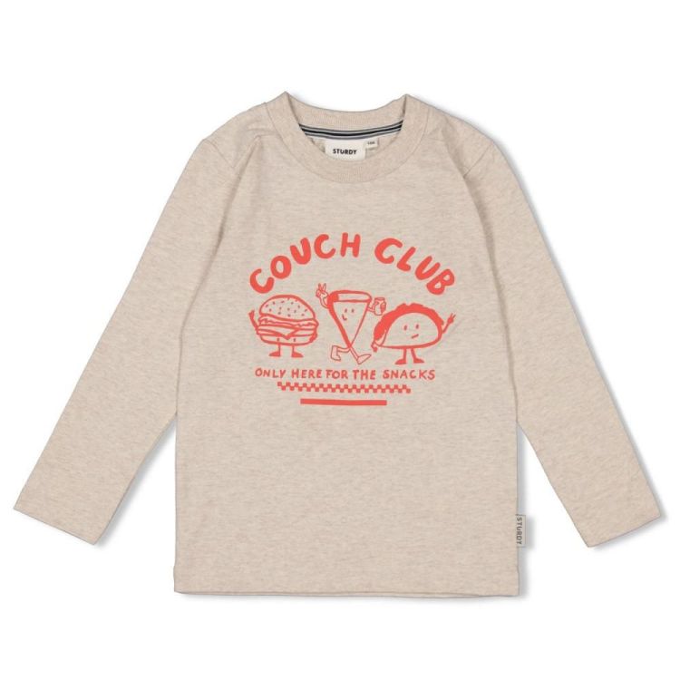 Sturdy Longsleeve - Couch Club (71600610/Offwhite melange) - WeekendMode