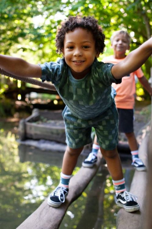 Sturdy Short ruit badstof - Lagoon Legends (72100191/Petrol) - WeekendMode