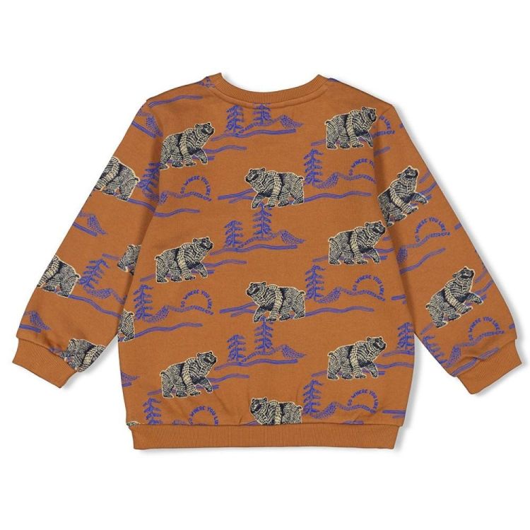 Sturdy Sweater AOP - Fun Days (71600594/Camel) - WeekendMode