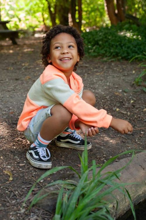 Sturdy Sweater - Lagoon Legends (71600654/Neon Oranje) - WeekendMode