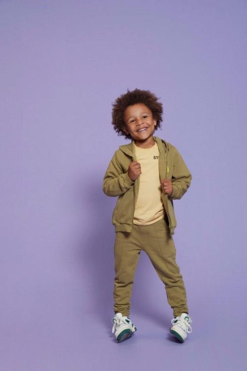 Sturdy Sweatvest met capuchon - Desert Fiesta (71800053/Army) - WeekendMode