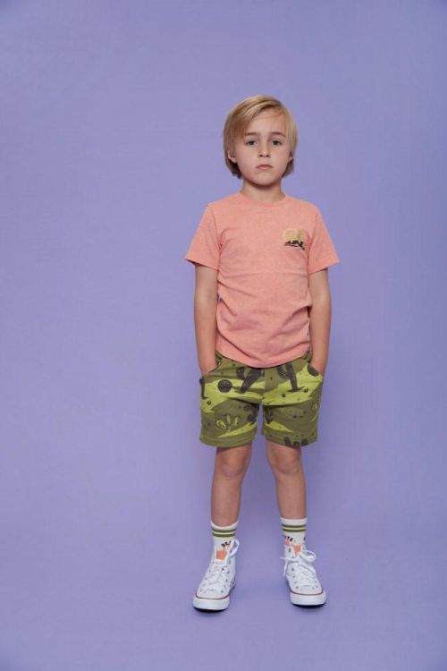 Sturdy T-shirt - Desert Fiesta (71700490/Koraal melange) - WeekendMode