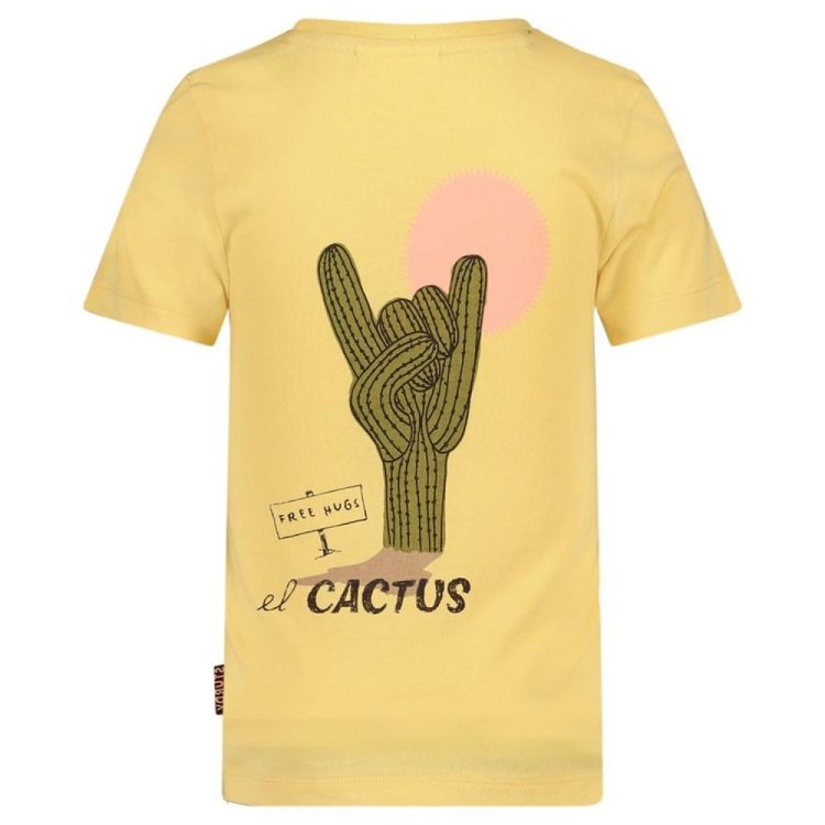Sturdy T-shirt met backprint - Desert Fiesta (71700497/Geel) - WeekendMode
