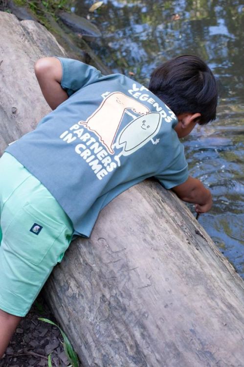 Sturdy T-shirt oversized - Lagoon Legends (71700508/Petrol) - WeekendMode