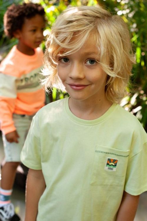 Sturdy T-shirt oversized - Lagoon Legends (71700503/Lime) - WeekendMode