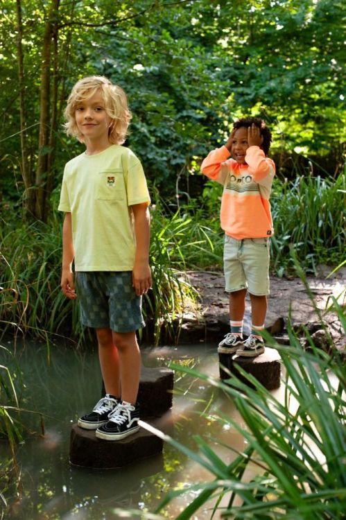 Sturdy T-shirt oversized - Lagoon Legends (71700503/Lime) - WeekendMode