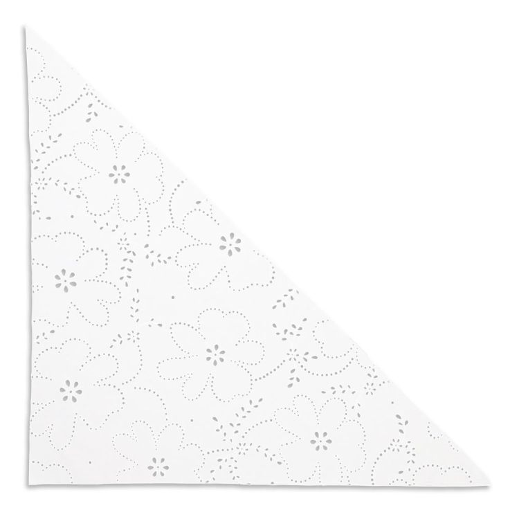 Sui Ava Floral Broderie Bandana Scarf (SA2601162/Soft White) - WeekendMode