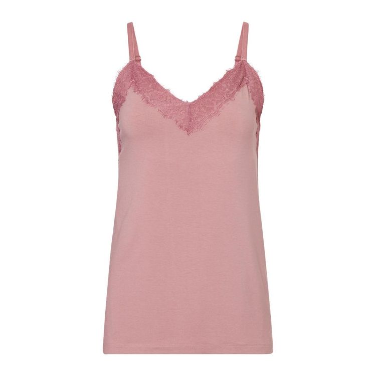 Ten Cate Pyjama set V-neck lace (60689/6222 rose pink) - WeekendMode