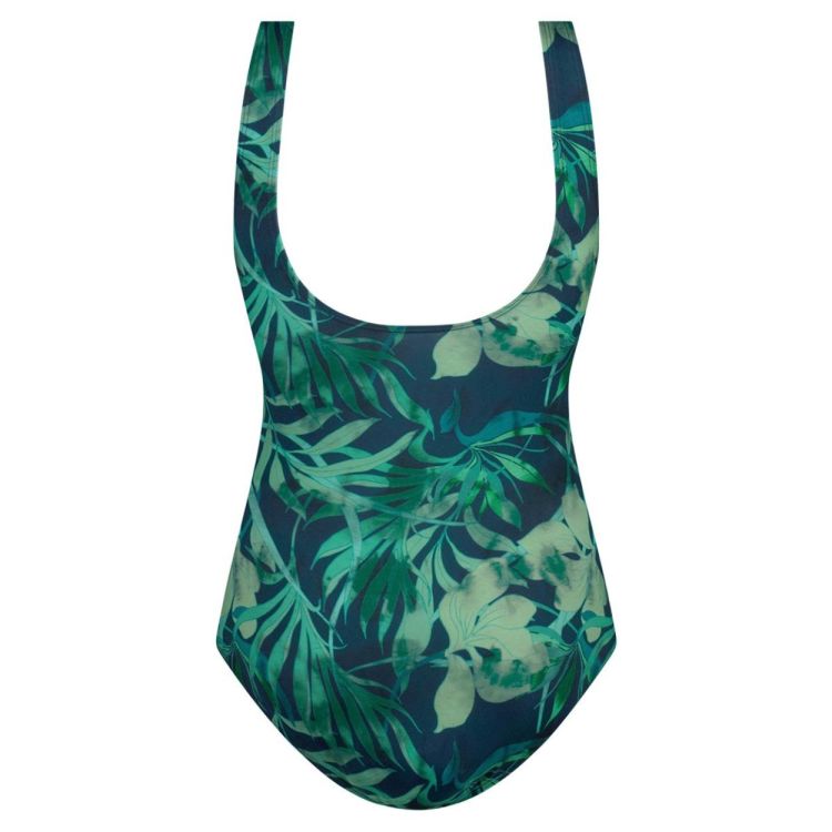 Ten Cate Swim Badpak v-neck soft cup water lily teal (60376/6037) - WeekendMode