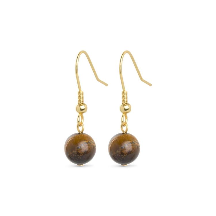 Timi of Sweden Birgit - Tiger Eye Earrings (85346344) - WeekendMode