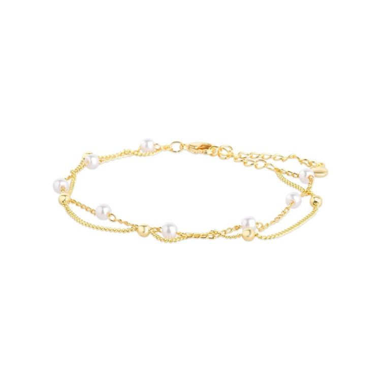 Timi of Sweden Lo - Layered Chain Bracelet SS (8542102) - WeekendMode