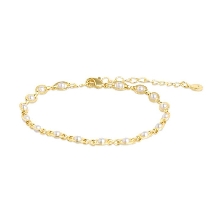 Timi of Sweden Nanna - Pearl Chain Bracelet (8542002) - WeekendMode