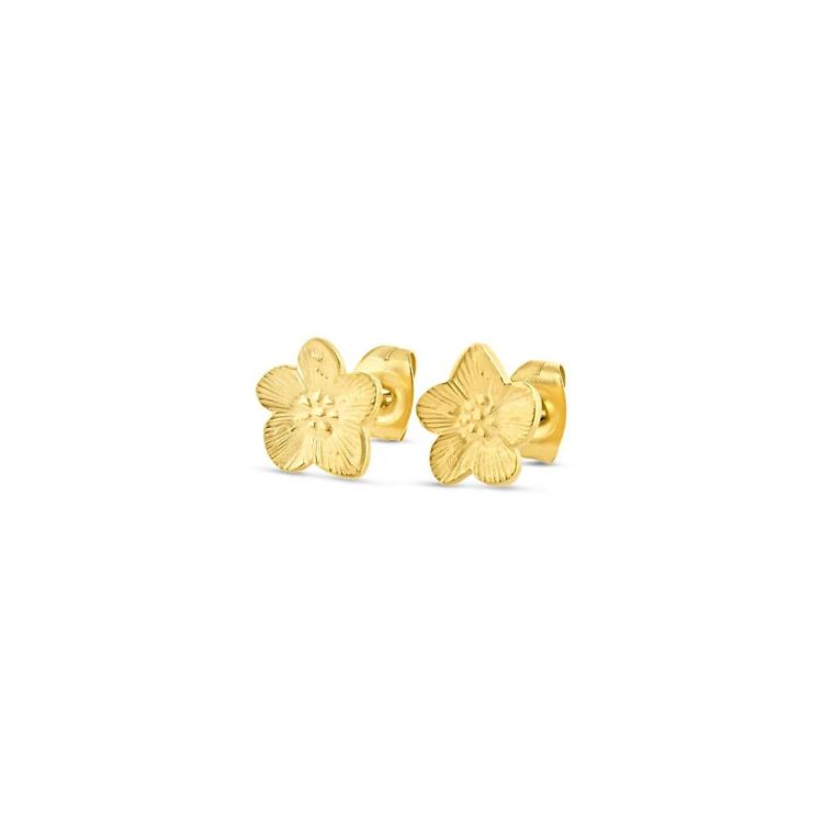 Timi of Sweden Sadia - Flower Stud Earrings SS (8545402) - WeekendMode