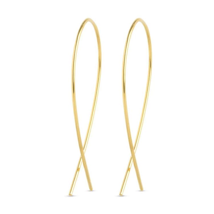 Timi of Sweden Zephyr - Wire Loop Earrings (8545602) - WeekendMode