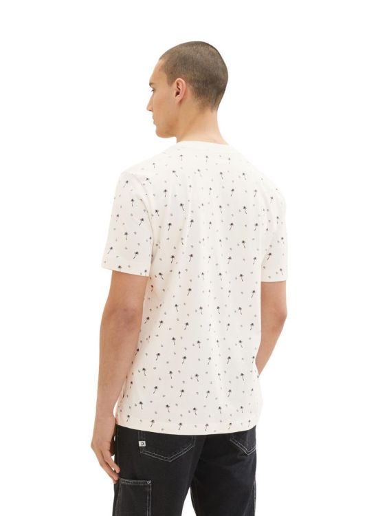 Tom Tailor Denim Men AOP t-shirt mini palm paisley (1036482/31910) - WeekendMode