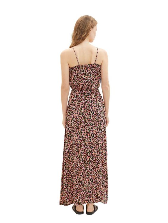 Tom Tailor Female Denim american neckline dress flower print (1036843/31952) - WeekendMode