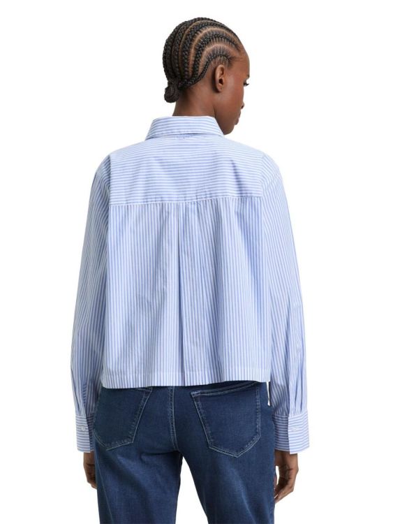 Tom Tailor Female Denim boxy poplin shirt with details NOS (1050270/34878) - WeekendMode
