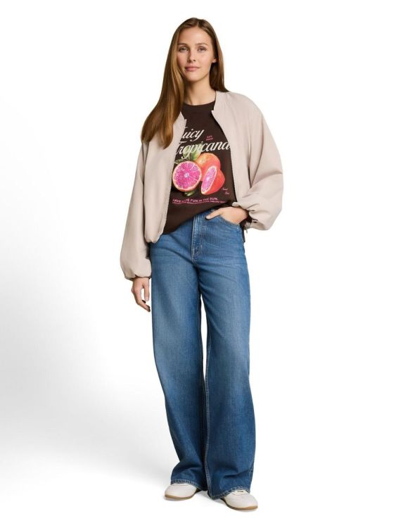 Tom Tailor Female Denim boxy T-shirt with print (1050921/40514) - WeekendMode