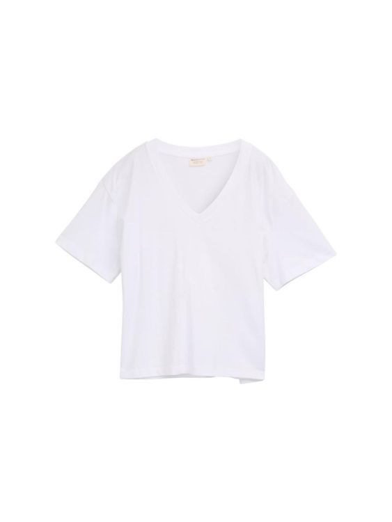 Tom Tailor Female Denim boxy V-neck T-shirt (1046558/20000) - WeekendMode