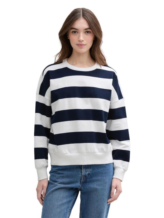 Tom Tailor Female Denim Crewneck Sweatshirt (1045508/34669) - WeekendMode