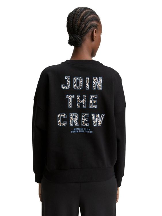 Tom Tailor Female Denim Crewneck Sweatshirt (1045508/14482) - WeekendMode