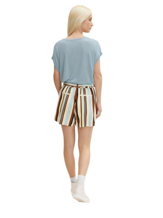 Tom Tailor Female Denim Easy belt shorts (1031410/29574) - WeekendMode