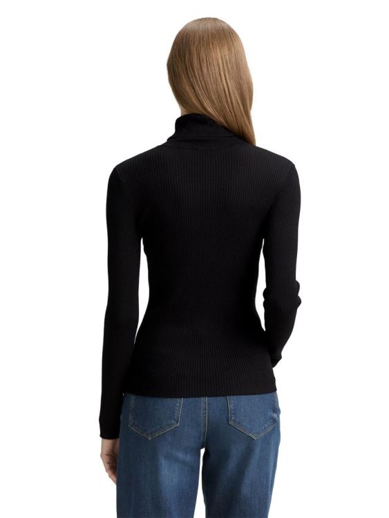 Tom Tailor Female Denim knit rib turtle neck pullover (1048339/14482) - WeekendMode