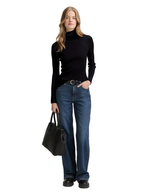 Tom Tailor Female Denim knit rib turtle neck pullover (1048339/14482) - WeekendMode