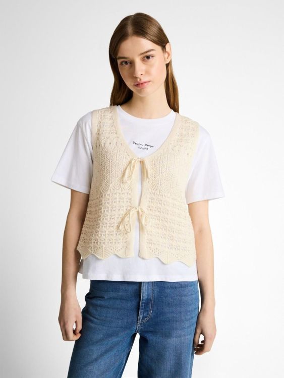 Tom Tailor Female Denim knit structured vest (1051316/10330) - WeekendMode