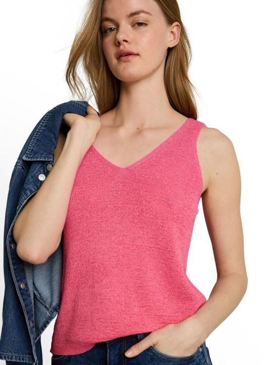 Tom Tailor Female Denim knit top with v-neck (1051327/40150) - WeekendMode