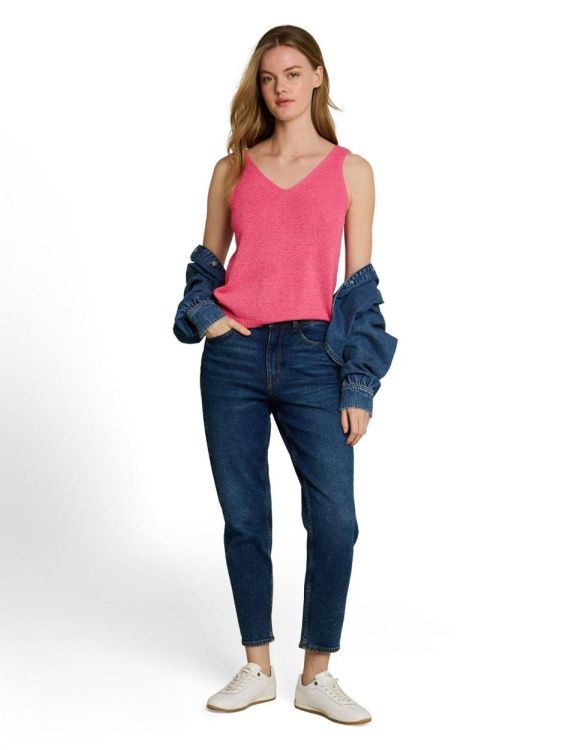 Tom Tailor Female Denim knit top with v-neck (1051327/40150) - WeekendMode