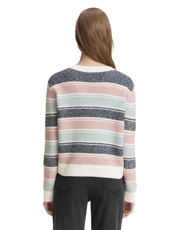 Tom Tailor Female Denim multicolor knit pullover (1047890/38867) - WeekendMode
