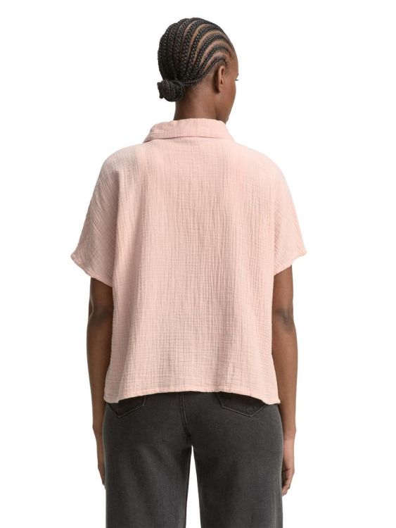 Tom Tailor Female Denim shortsleeve musselin  shirt (1046632/10880) - WeekendMode