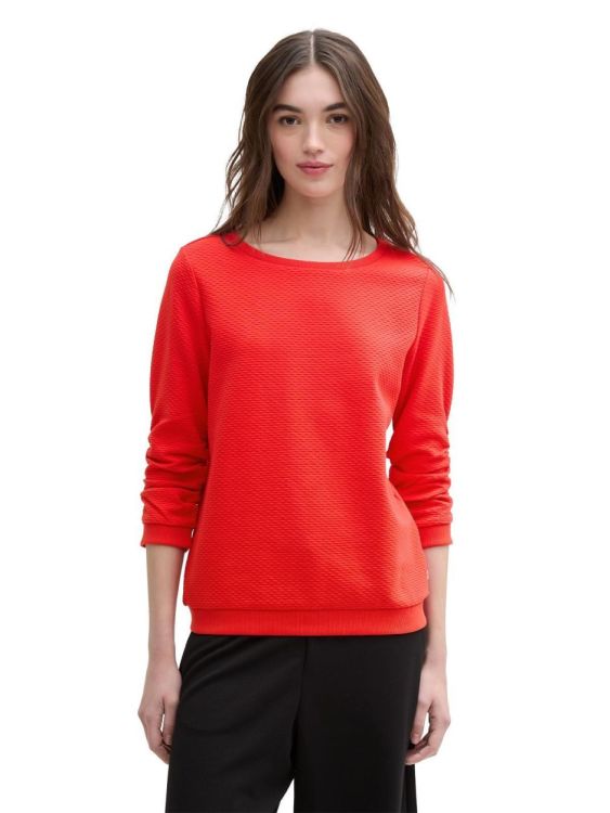 Tom Tailor Female Denim structured sweat (1039979/13745) - WeekendMode